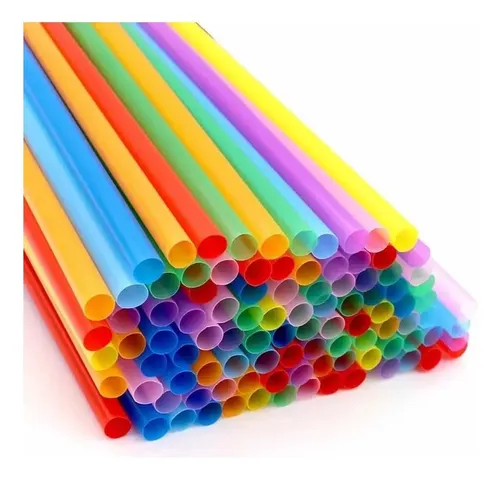 Bombillas de papel y Plásticas